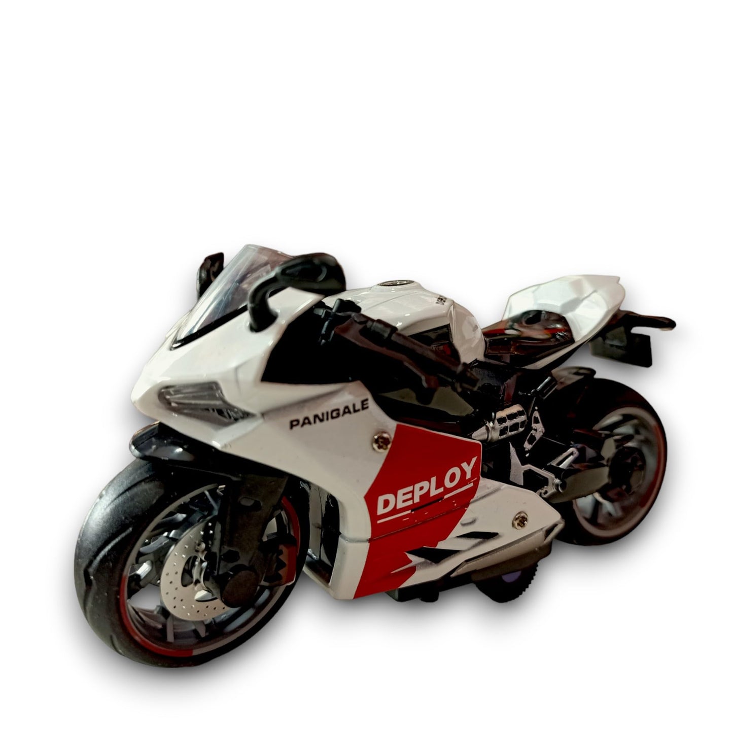 Sport Diecast Metal 1:14 Exclusive Alloy Metal Pull Back Die-cast Bike Pullback Toy Motorcycle with Multicolor & Boys Gifts Toys for Kids, Kawasaki Ninja H2R Model Bike (Blue)